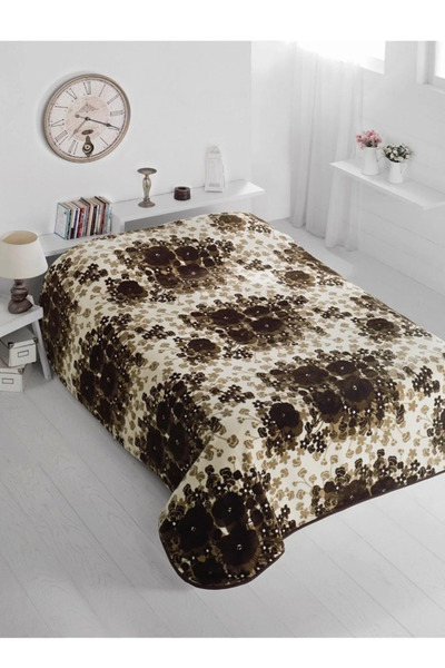 Sarar Διπλή κουβέρτα - Ανοιξιάτικο καφέ