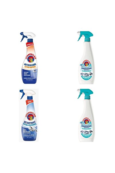 Chanteclair Set 4 Chanteclair: 1x Anticalcar Rapid, 2x Degresant Anti-Miros, ...