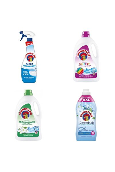Chanteclair Set 4 Chanteclair: 1x Anticalcar Stralucire, 1x Detergent Color, ...