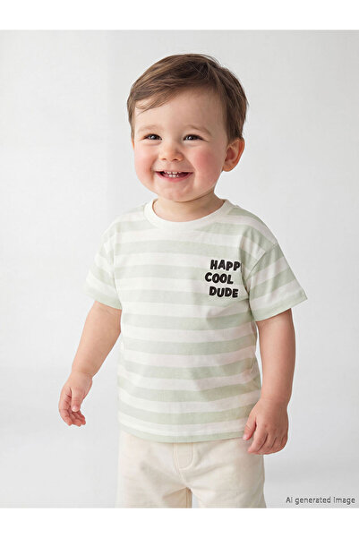 LC Waikiki تي شيرت Zero Roba Collar Baby Boy من UZG STORE للأطفال ذوي الأسلوب...