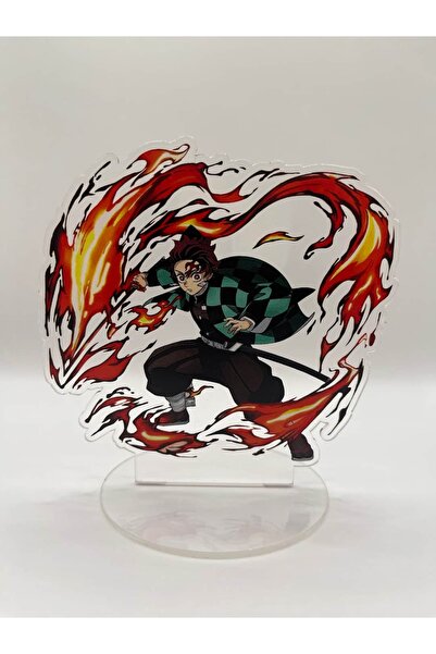 Hara Company Demon Slayer Animesi Tanjiro Kamado Iblis Keser Anime Akrilik Fi...