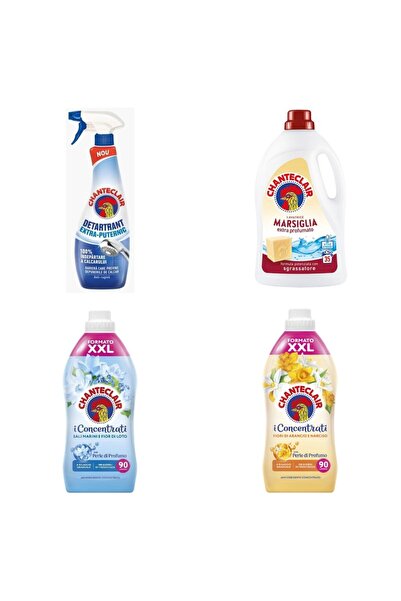 Chanteclair Set 4 Chanteclair: 1x Detartrant Puternic, 1x Detergent Marsilia,...