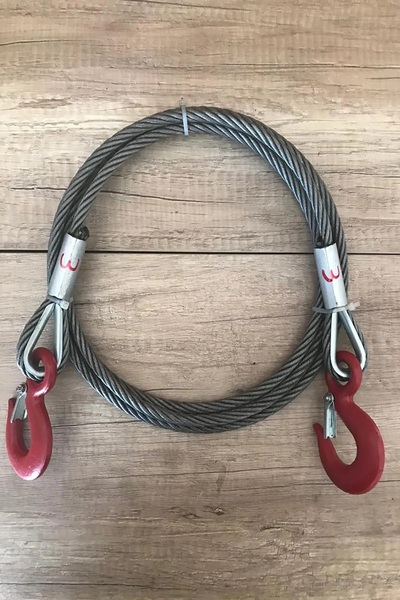 PADRİ 8 Mm Kalınlıkta 3 Metre 7 Tona Kadar Çekebilen Çelik Çekme Çeki Halatı