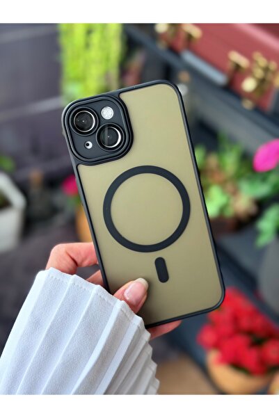 Go Aksesuar Iphone 14 VE Iphone 13 Uyumlu MAGSAFE Özellikli Lens Korumalı Par...