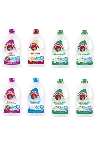 Chanteclair Set 8 Chanteclair: 2x Detergent Color, 1x Detergent Marsilia, 4x ...