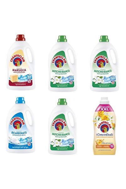 Chanteclair Set 6 Chanteclair: 1x Detergent Marsilia, 3x Detergent Mosc Alb, ...