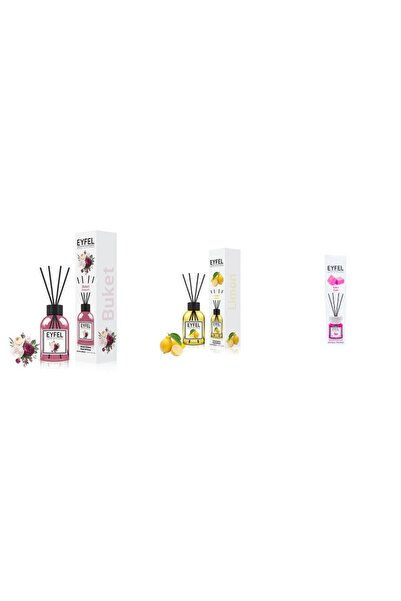 Eyfel Set 3 Eyfel: 1x Bouquet, 1x Lamaie, 1x Bubble gum