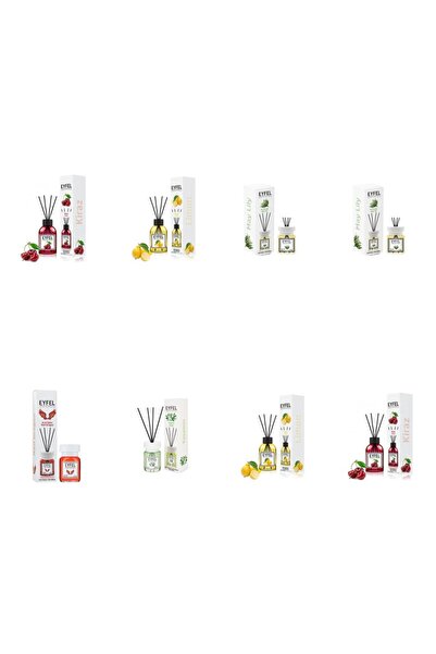 Eyfel Set 8 Eyfel: 2x Cirese, 2x Lamaie, 2x Lacramioare, 1x Red dragon, 1x Ia...