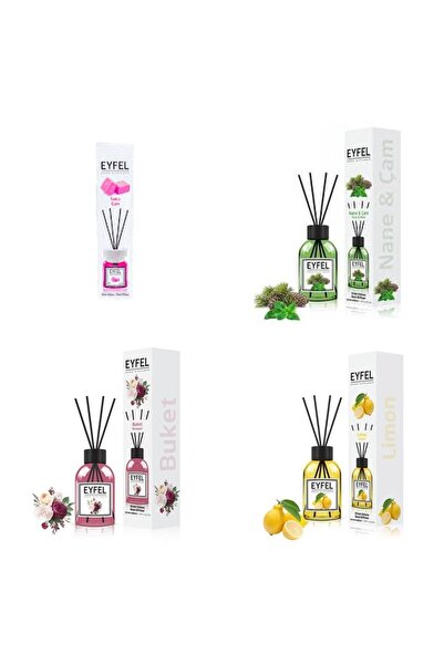 Eyfel Set 4 Eyfel: 1x Bubble gum, 1x Pin si menta, 1x Bouquet, 1x Lamaie