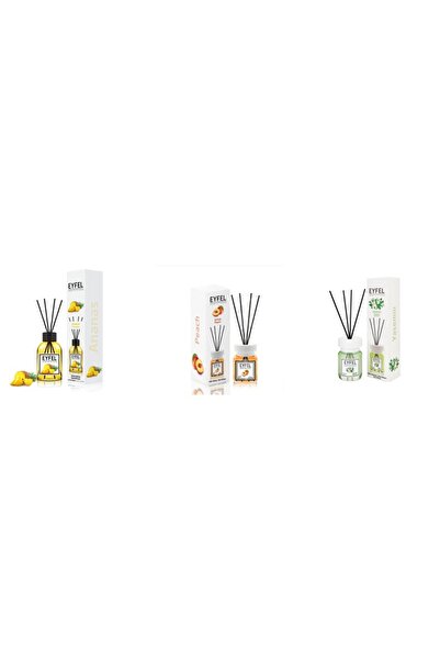 Eyfel Set 3 Eyfel: 1x Ananas, 1x Piersica, 1x Iasomie