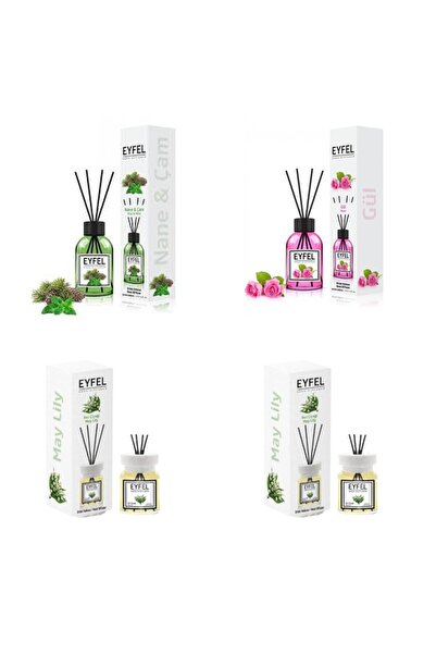 Eyfel Set 4 Eyfel: 1x Pin si menta, 1x Trandafir, 2x Lacramioare