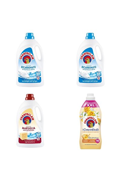 Chanteclair Set 4 Chanteclair: 2x Bicarbonate Detergent, 1x Marseille Deterge...