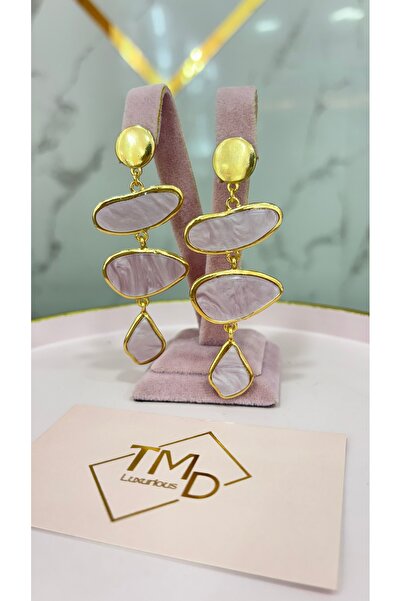 TMD LUXURY Renkli Sallantı küpe