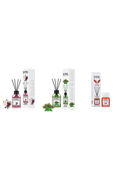 Eyfel Set 3 Eyfel: 1x Bouquet, 1x Pin si menta, 1x Red dragon