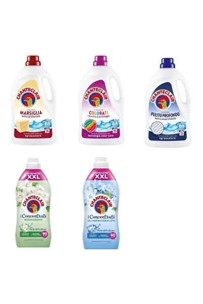 Chanteclair Set 5 Chanteclair: 1x Detergent Marsilia, 1x Detergent Color, 1x ...