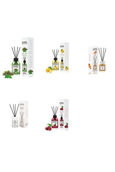 Eyfel Set 5 Eyfel: 1x Pin si menta, 1x Lamaie, 1x Piersica, 1x Bumbac, 1x Cirese