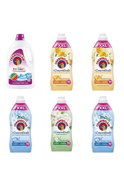 Chanteclair Set 6 Chanteclair: 1x Detergent Color, 2x Balsam Portocale, 2x Ba...