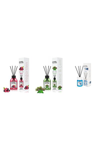 Eyfel Set 3 Eyfel: 1x Fructe de padure, 1x Pin si menta, 1x Cool water