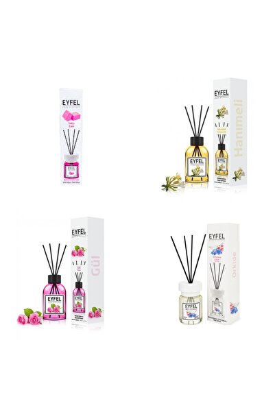 Eyfel Set 4 Eyfel: 1x Bubble gum, 1x Mana maicii domnului, 1x Trandafir, 1x O...