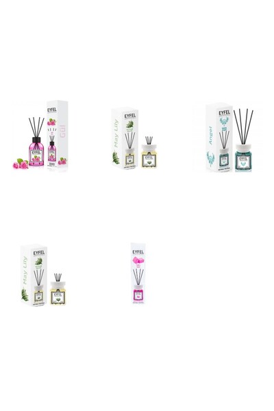 Eyfel Set 5 Eyfel: 1x Trandafir, 2x Lacramioare, 1x Angel, 1x Bubble gum