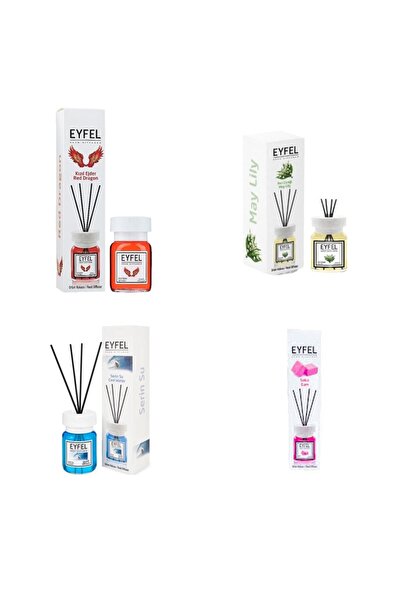 Eyfel Set 4 Eyfel: 1x Red dragon, 1x Lacramioare, 1x Cool water, 1x Bubble gum
