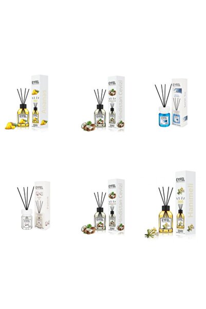Eyfel Set 6 Eyfel: 1x Ananas, 2x Nuca de cocos, 1x Cool water, 1x Bumbac, 1x ...
