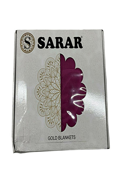 Sarar Χρυσή διπλή κουβέρτα φούξια