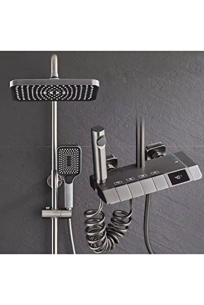 Smart Σύστημα ντους με οθόνη LED, θερμοστατικό έλεγχο και τέσσερις λειτουργίε...