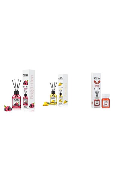 Eyfel Set 3 Eyfel: 1x Fructe de padure, 1x Ananas, 1x Red dragon