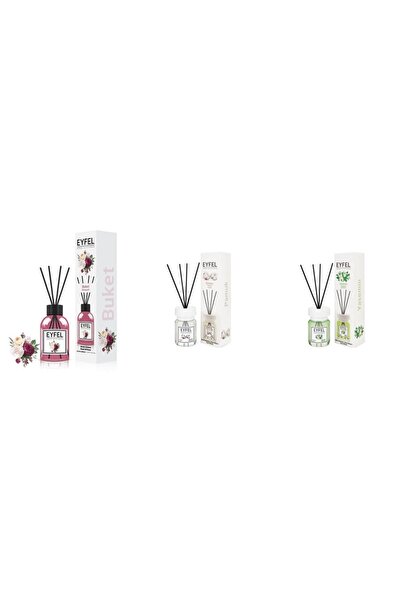 Eyfel Set 3 Eyfel: 1x Bouquet, 1x Bumbac, 1x Iasomie
