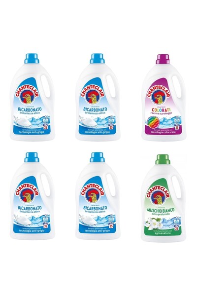 Chanteclair Set 6 Chanteclair: 4x Detergent Bicarbonat, 1x Detergent Color, 1...