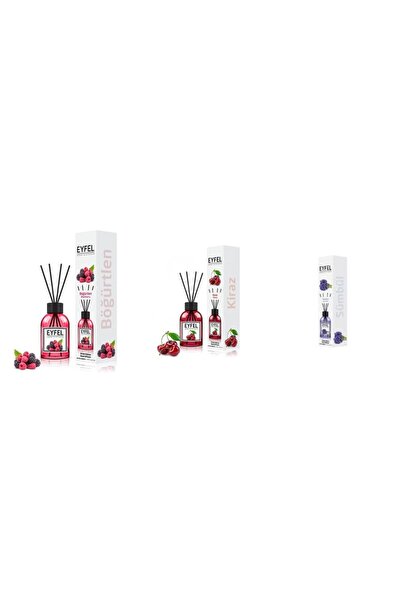 Eyfel Set 3 Eyfel: 1x Fructe de padure, 1x Cirese, 1x Zambile