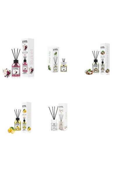 Eyfel Set 5 Eyfel: 1x Bouquet, 1x Lacramioare, 1x Nuca de cocos, 1x Lamaie, 1...