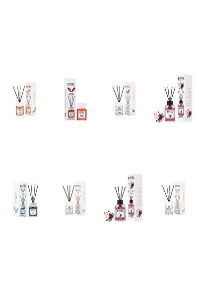 Eyfel Set 8 Eyfel: 1x Acacia, 1x Red dragon, 1x Orhidee, 2x Bouquet, 1x Angel...