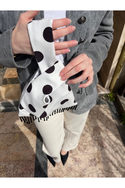 CLA Knot Polka Dot Bag