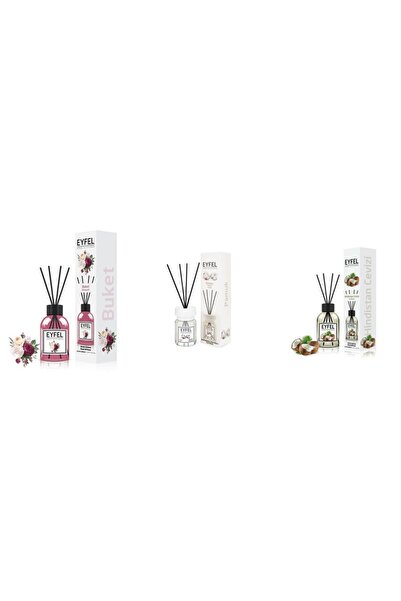 Eyfel Set 3 Eyfel: 1x Bouquet, 1x Bumbac, 1x Nuca de cocos