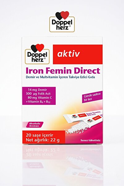 doppel herz Aktiv Iron Femin Direct 20 Saşe