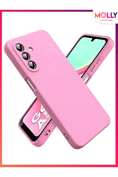 Molly SAMSUNG GALAXY A56 İçin Pamuk Şeker Liquid İçi Kadife Mat Silikon Kılıf