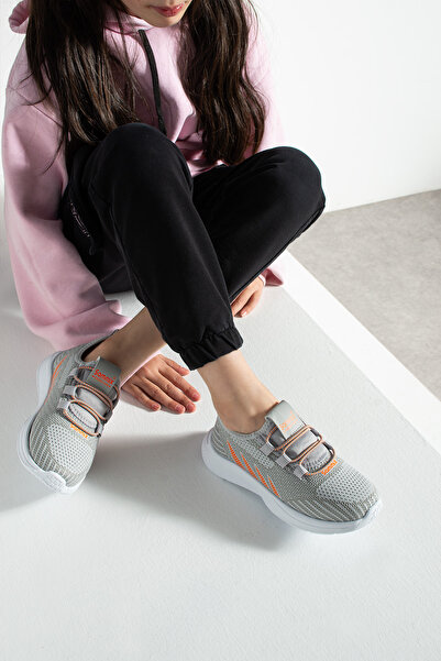 Işıklı Unisex Çoçuk Spor Ayakakbı Lastik Bağcıklı Hafif Taban Sneaker 511-1