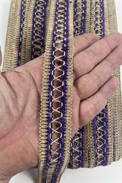 Hobigram Purple Ise Jute Straw Ribbon Decorative Ribbon 5 Meters Packaging De...