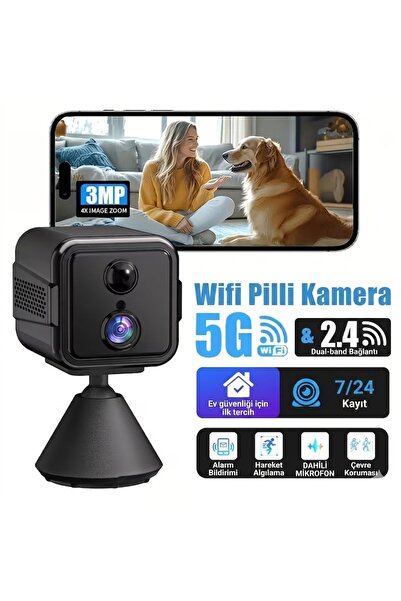 Duego Kablosuz Güvenlik Kamerası 3MP WiFi Akıllı Kamera Gece Görüşlü AI Gizli...