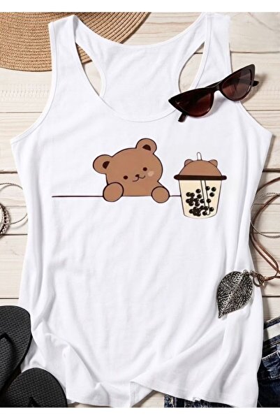 Elvino California Printed Oversize Swimmer Women's Athlete Tshirt