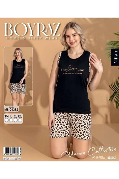 BOYRAZ ML-01382 Γυναικείο Σετ Σορτς με Μηδενικά Μανίκια