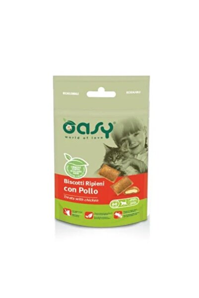 OASY Ozy Crispy Cream Filled Cat Treats - 60 Gr