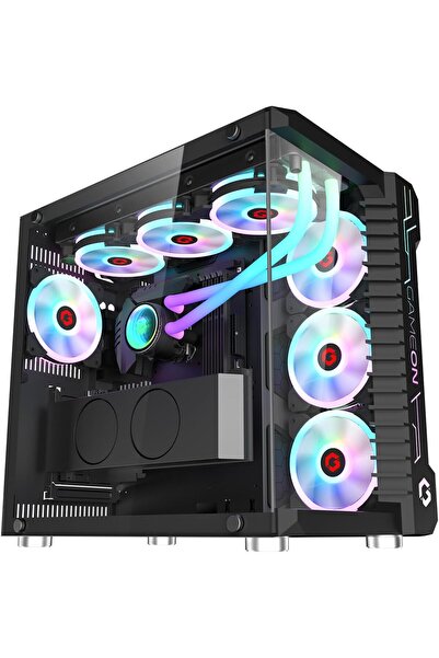 Generic علبة كمبيوتر للألعاب من نوع Game On Emperor Midnight III Mid Tower مع...