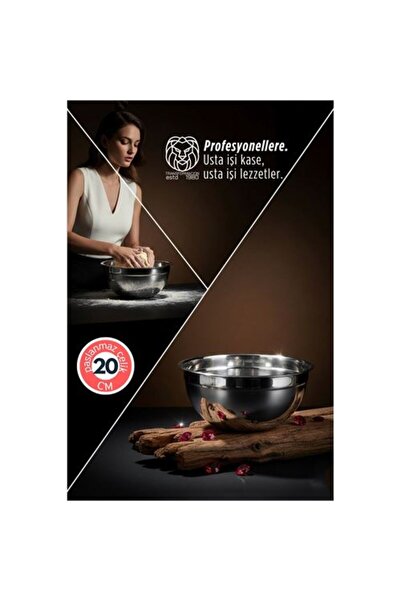ModaCar وعاء عميق بمقياس إينوكس - 20 سم 1.2 لتر وعاء خلط احترافي 304 ستانلس س...