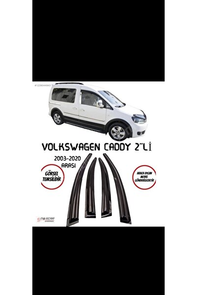 Volkswagen Caddy Cam Rüzgarlığı 2li