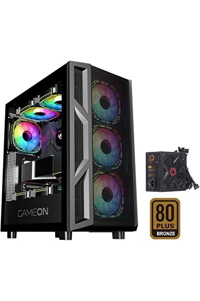 Generic Powerforge Series Trident IV-M Gaming PC Case Mid Tower with 750W 80+...