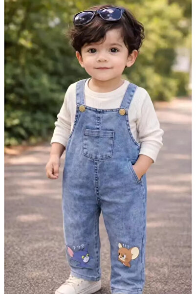 miyrem 6-18 Months Badili Denim Overalls Baby Set