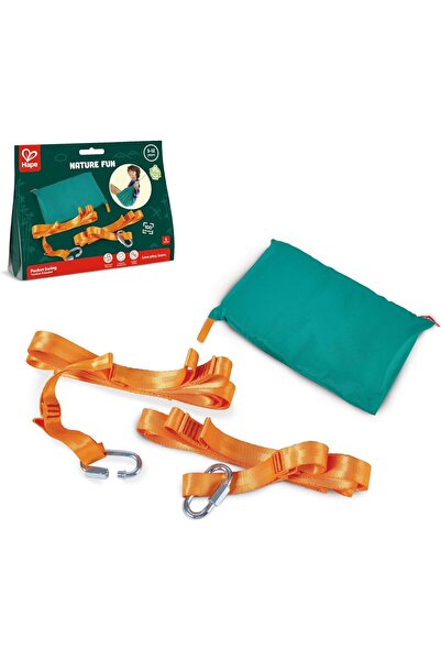 Hape Pocket Swing | Portable Green Swing for Kids, Outdoor Swing Chair, Easy ...